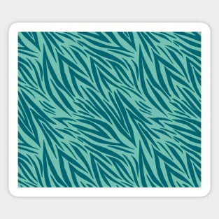 Modern Animal Skin Pattern Zebra Sticker